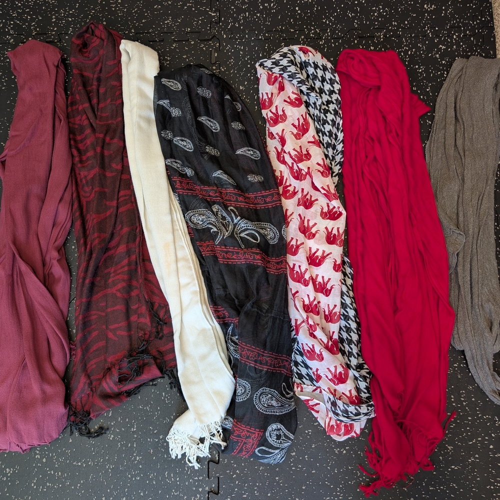 Assorted Colorful Scarves Collection